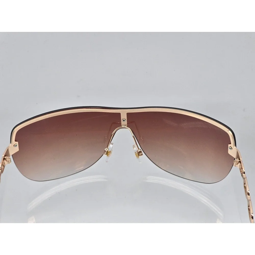 Sofia Vergara x Foster Grant Veronica Shield Sunglasses Womens OS Rose Gold -New